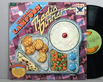 National Lampoon Radio Dinner Vintage Vinyl LP Record Album 1972  Comedy, Parody Christopher Guest, Melissa Manchester