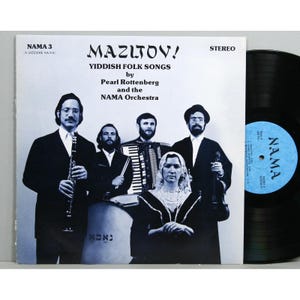 Mazltov! Yiddish Folk Songs - Pearl Rottenberg And The NAMA Orchestra - Vintage Vinyl LP Record Album 1978 Private Press