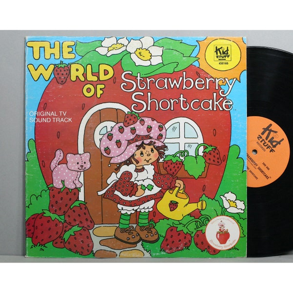 Strawberry Shortcake -The World Of Strawberry Shortcake: Original TV Sound Track - Vintage Vinyl LP Record Album 1980