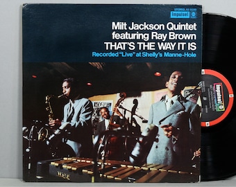 Milt Jackson Quintet Featuring Ray Brown - That’s The Way It Is - Vintage Vinyl Record Album 1970 Impulse Jazz