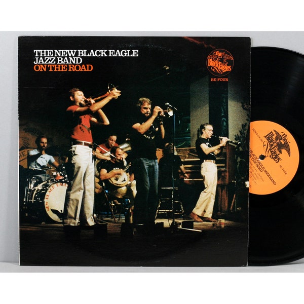 The New Black Eagle Jazz Band - On The Road - Vintage Vinyl LP Record Album 1980 Private Press