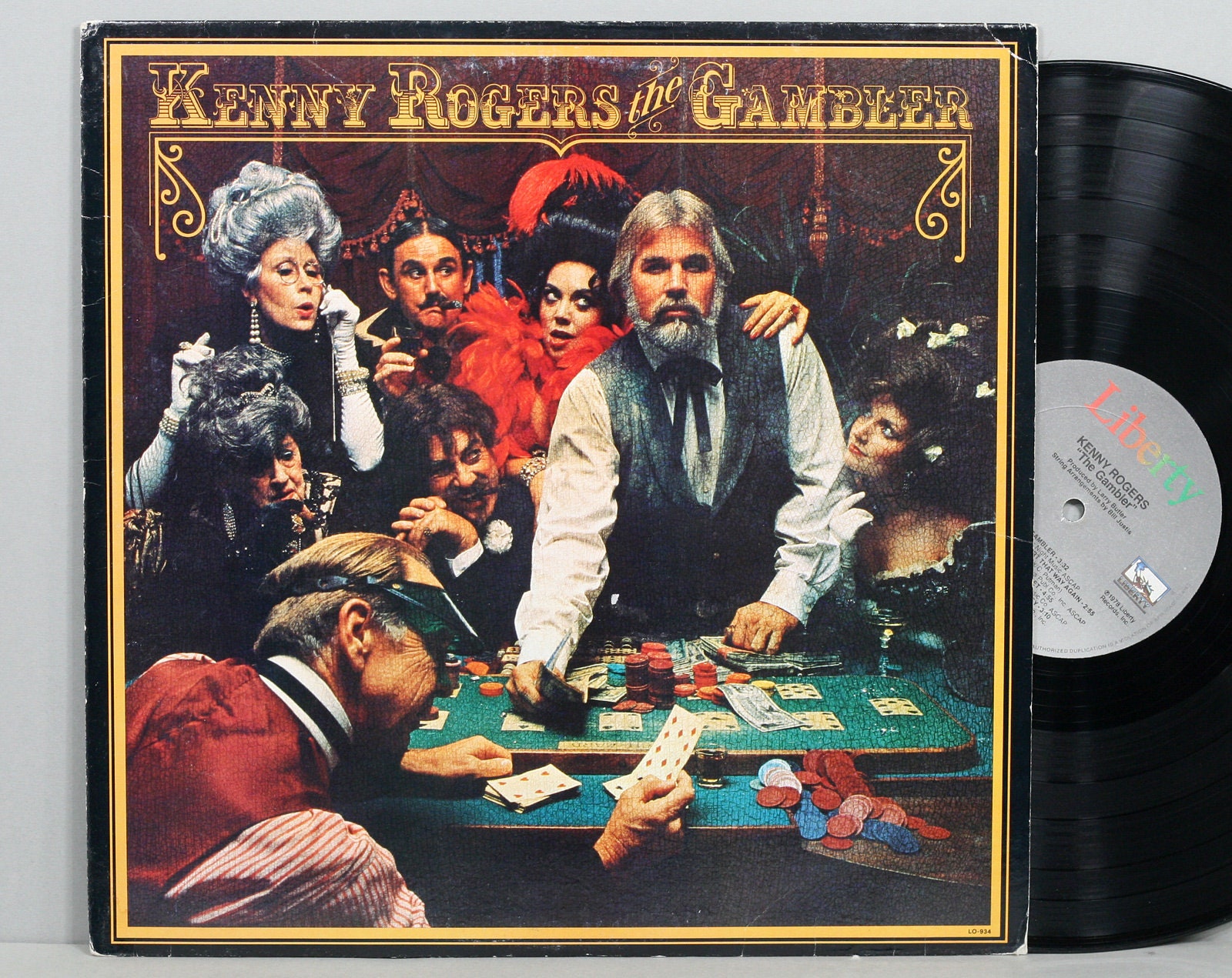 Kenny Rogers - the Gambler - Vintage Vinyl LP Record Album 1978 - Etsy