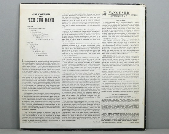 Jim Kweskin and the Jug Band (unblushing Brassiness) - Vintage