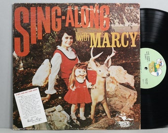 Sing-Along With Marcy - Vintage Vinyl LP Record Album 1966 Christian Children's Music