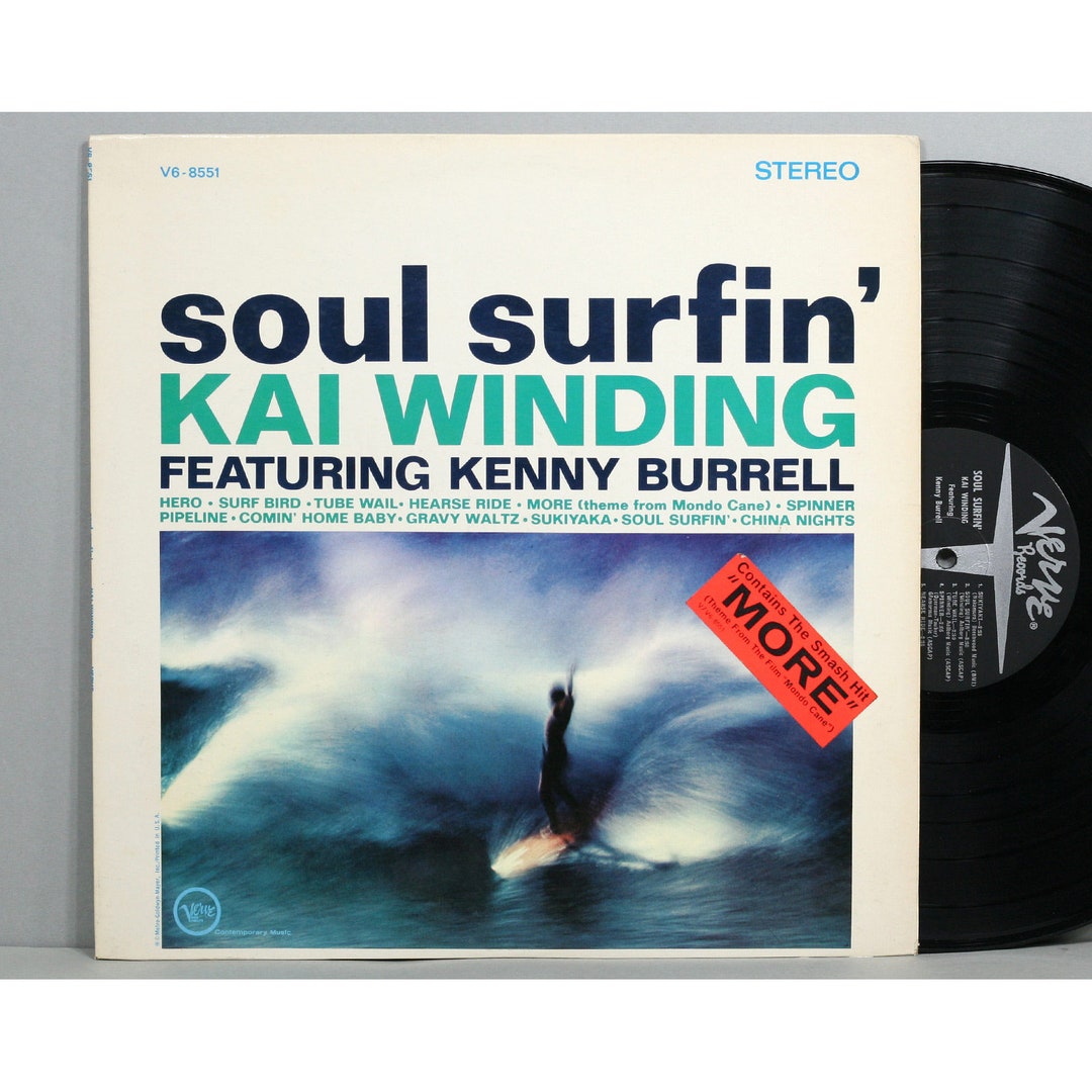 Kai Winding Featuring Kenny Burrell - Soul Surfin' - Vintage Vinyl LP
