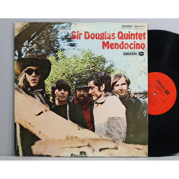 Sir Douglas Quintet - Mendocino - Vintage Vinyl LP Record Album 1969