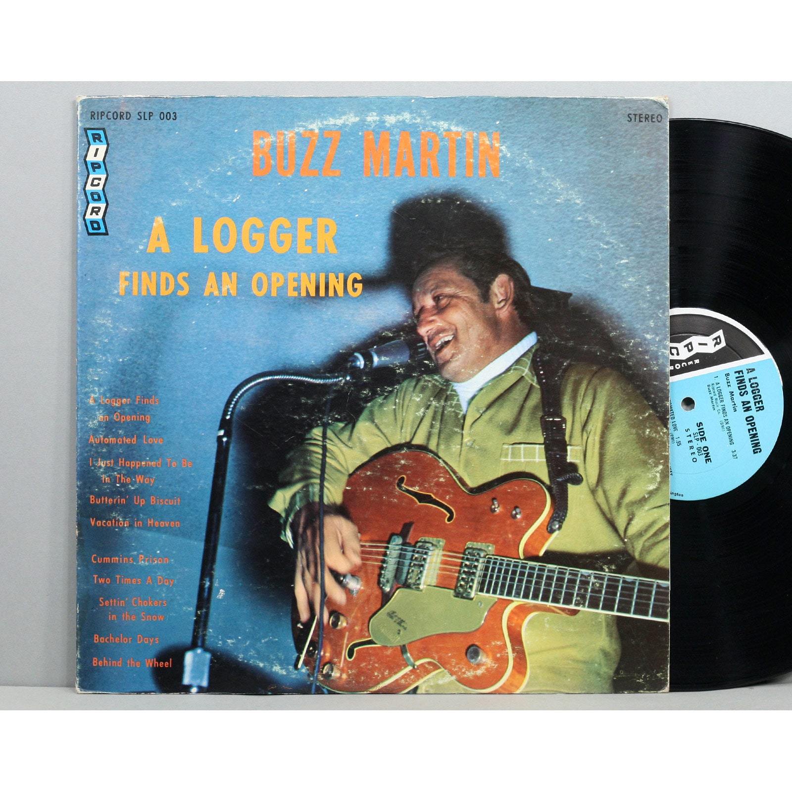 Buzz Martin - A Logger Finds an Opening - Vintage Vinyl LP Record