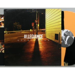 Allegiance - Overlooked - Vintage Vinyl LP Record Album 2005 Orange-Black Colored Vinyl