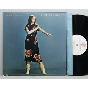 Emmylou Harris - Evangeline - Vintage Vinyl LP Record Album 1981