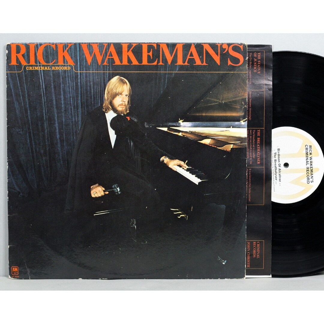Rick Wakeman - Rick Wakeman's Criminal Record - Vintage Vinyl LP