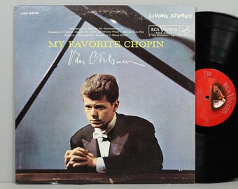 Van Cliburn - My Favorite Chopin - Vintage Vinyl LP Record Album 1961 Stereo Shaded Dog Canada