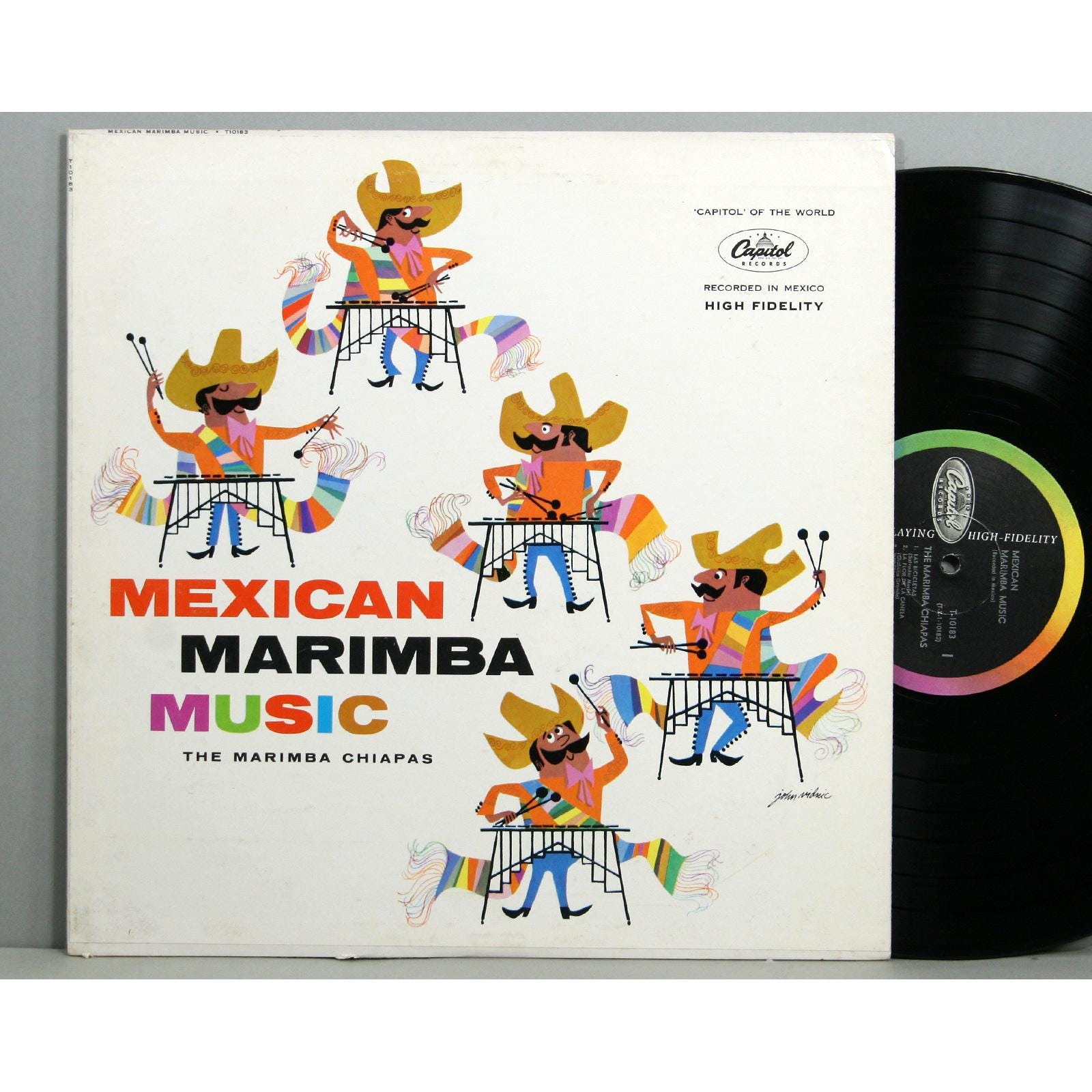 The Marimba Chiapas - Mexican Marimba Music - Vintage Vinyl LP