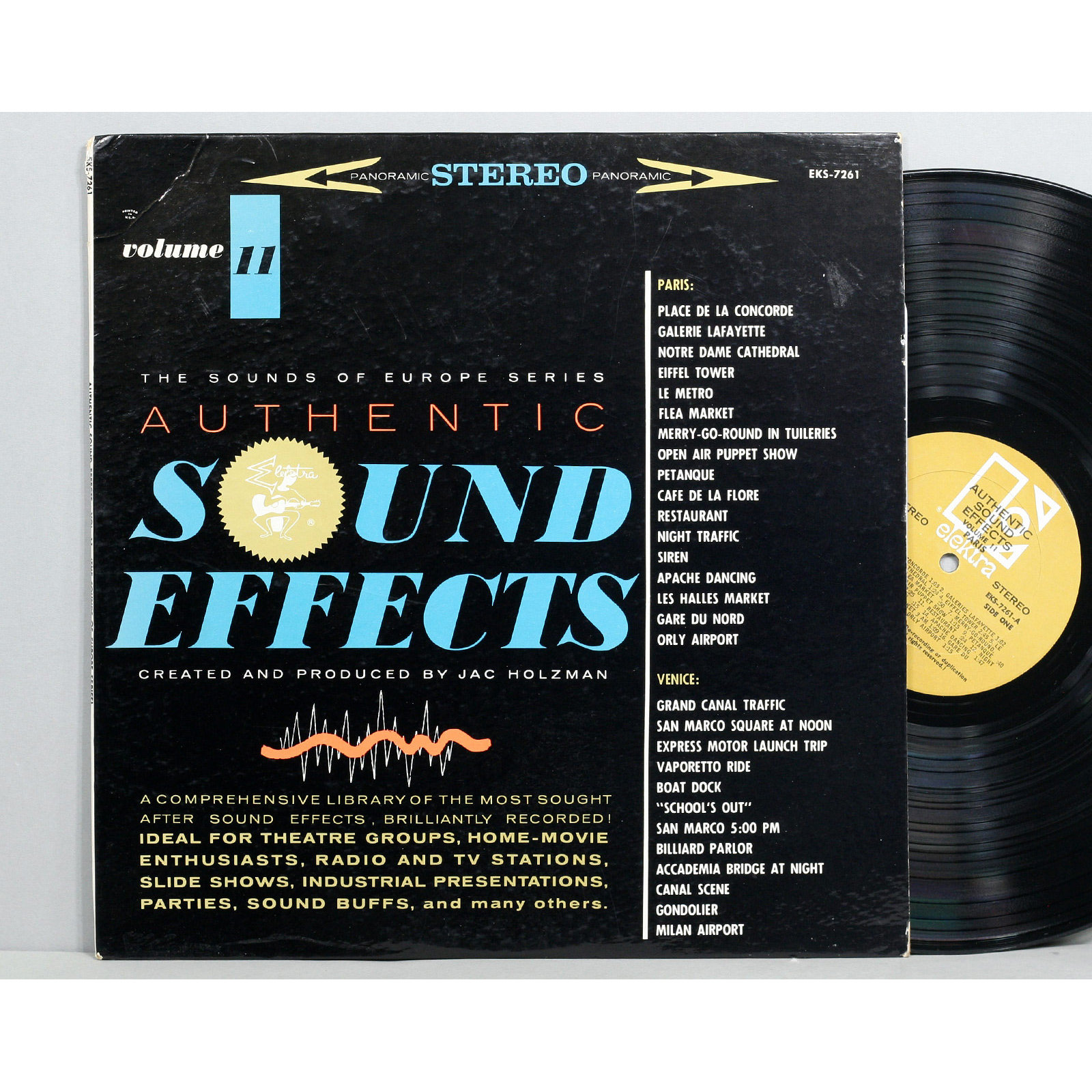 Authentic Sound Effects Volume 11 - Vintage Vinyl LP Record Album