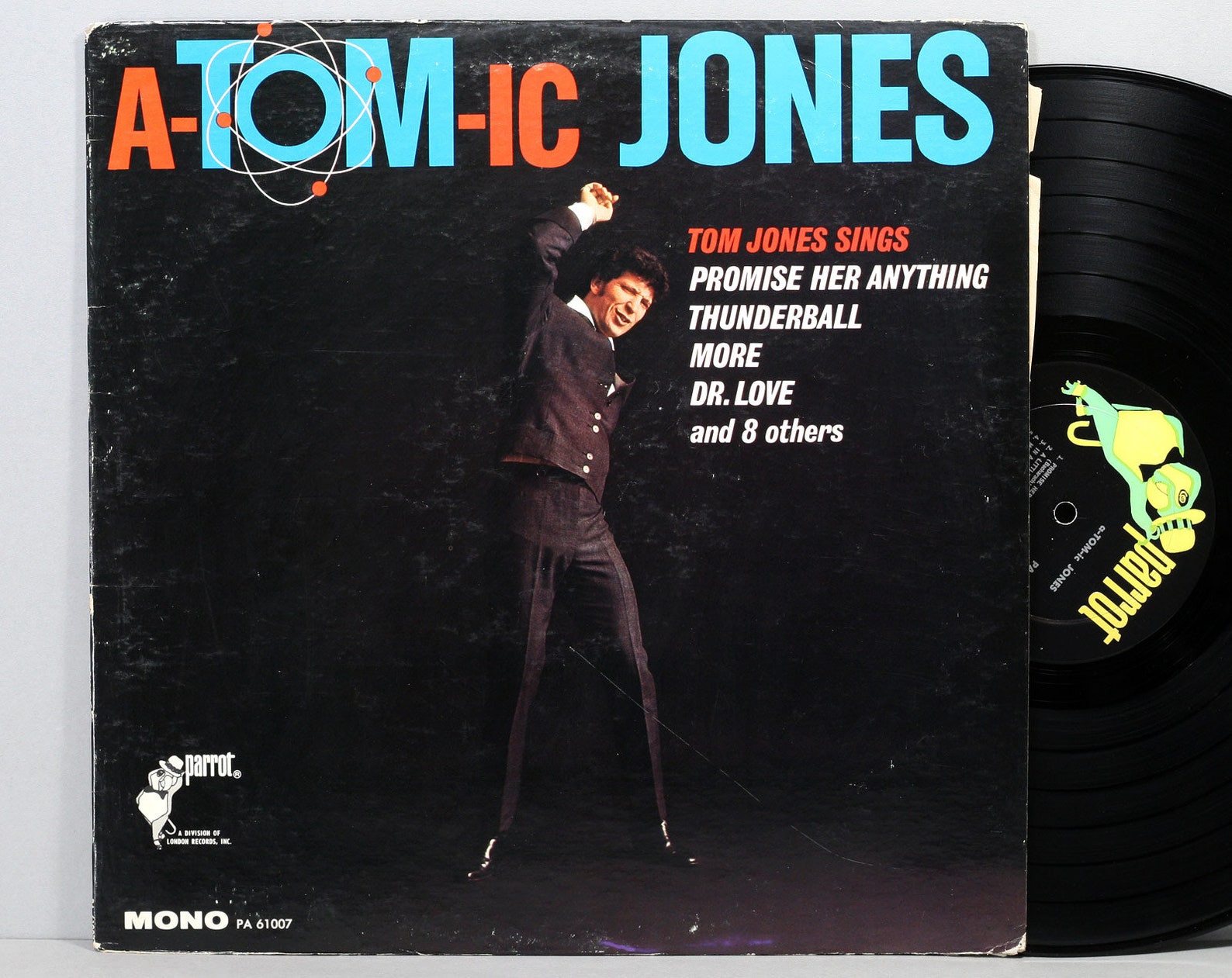 Tom Jones Atomic Jones Vintage Vinyl LP Record Album Etsy