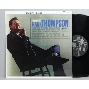 The Best Of Hank Thompson And The Brazos Valley Boys - Vintage Vinyl LP Record Album 1963 Capitol