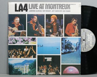 LA4 Live At Montreux Summer 1979 L.A.フォア LA4 - Live at Montreux - Vintage Vinyl LP Record Album 1979