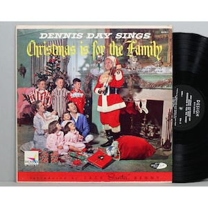 Dennis Day Sings Christmas Is For The Family - with Jack Benny - Vintage Vinyl LP Record Album 1958