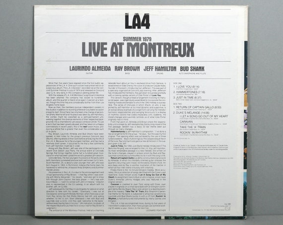 LA4 - Live at Montreux - Vintage Vinyl LP Record Album 1979