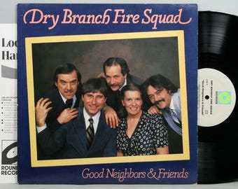 Dry Branch Fire Squad - Good Neighbors & Friends - Vintage Vinyl LP Record Album 1985 Rounder