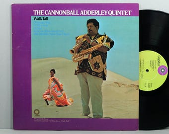 The Cannonball Adderley Quintet - Walk Tall - Vintage Vinyl LP Record Album Reissue