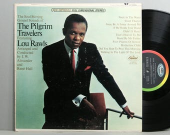 The Soul-Stirring Gospel Sounds Of The Pilgrim Travelers Featuring Lou Rawls - Vintage Vinyl LP Record Album - Gospel Soul
