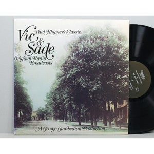 Paul Rhymer&#39;s Classic Vic & Sade Original Radio Broadcasts - Vintage Vinyl LP Record Album 30s-40s Radio Sitcom