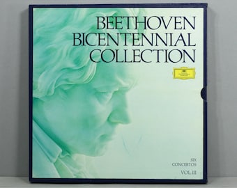 Beethoven - Concertos - Vintage Vinyl 5-LP Record Album Box Set 1972 Deutsche Grammophon Bicentennial Collection Vol III