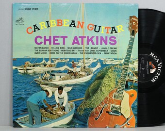 Chet Atkins - Caribbean Guitar - Vintage Vinyl LP Record Album 1962