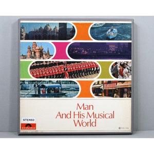 Man and his Musical World - Various Artists - Vintage Vinyl 8-LP Record Album Box Set c. Late 1960s Western World Music