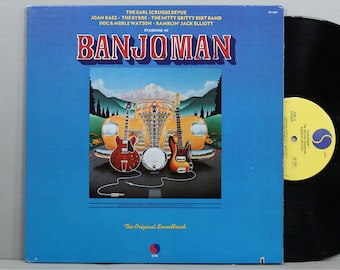 Banjoman - The Original Soundtrack - Vintage Vinyl LP Record Album 1977 Various Artists -  Folk, Bluegrass, Country Rock