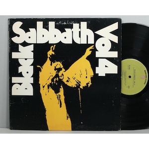 Black Sabbath - Black Sabbath Vol 4 - Vintage Vinyl LP Record Album 1972 US First Press - Classic!