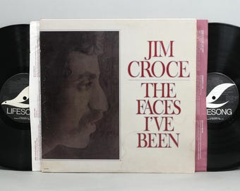 Jim Croce - The Faces I've Been - Vintage Vinyl 2-LP Record Album 1975 Compilation Early Recordings