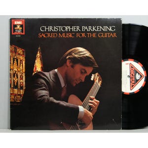 Christopher Parkening - Sacred Music For The Guitar - Vintage Vinyl LP Record Album 1982 - Nice Copy!