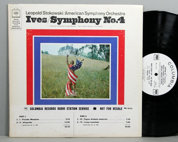 Charles Ives - Symphony No. 4 - Vintage Vinyl LP Record Album 1965