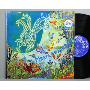 Ave Lira Y Fiesta De Pajaros - Guatemalan Marimba - Vintage Vinyl LP Record Album - Marimba Maderas De Mi Tierra, Efrain Tanchez Y Marimbas