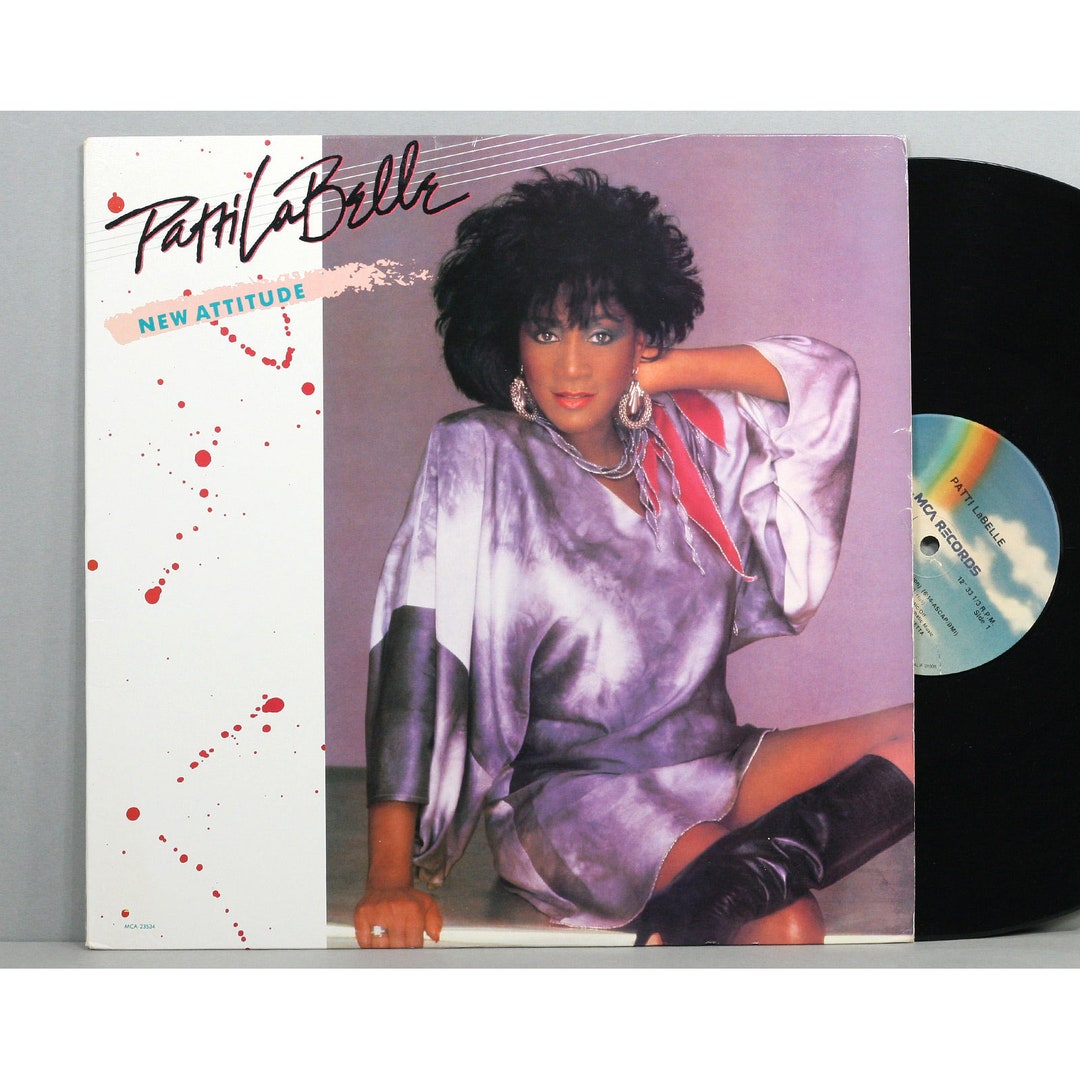 Patti Labelle New Attitude Vintage Vinyl 12 inch Single Record Album 1985 Beverly Hills Cop Etsy