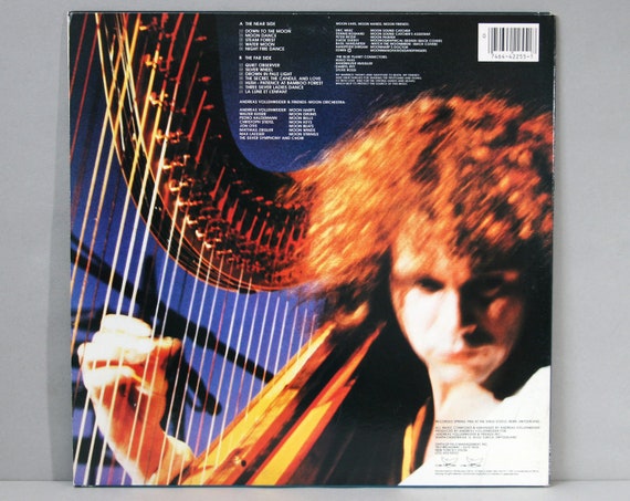 Andreas Vollenweider Down To The Moon Vinyl Lp Record Etsy