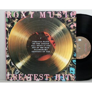 Roxy Music - Greatest Hits - Vintage Vinyl LP Record Album 1977