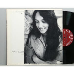 Joan Baez - Vol. 2 - Vintage Vinyl LP Record Album 1961 Vanguard