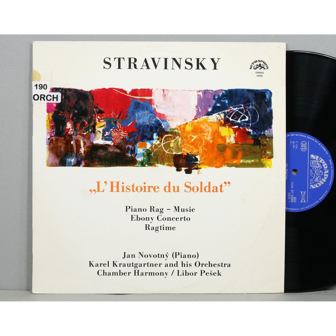 Stravinsky Ragtime Stravinsky - L'histoire Du Soldat / Piano Rag - Music / Ebony Concerto ...
