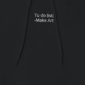 Artist Hoodie - Unieke creatieve sweatshirt voor kunstliefhebbers