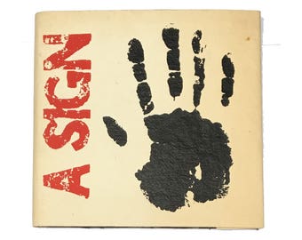 A Sign [Artist&#39;s Book] designed by Andrew Law for  Real Art (1992) - Limited Edition