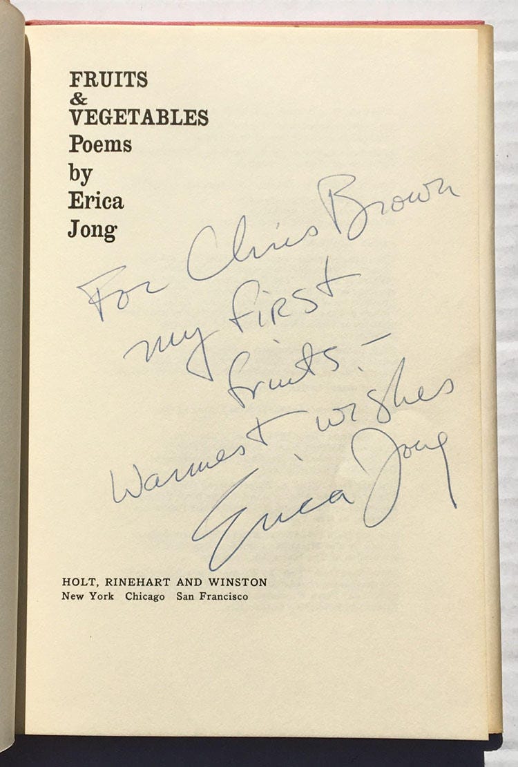 Fruits & Vegetables Poems by Erica Jong 1971 First Etsy