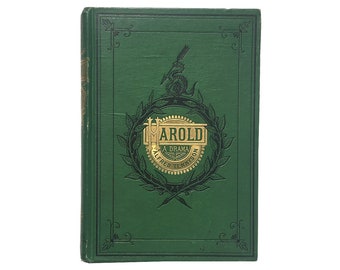 Harold: A Drama di Alfred, Lord Tennyson (1877) - Prima edizione americana