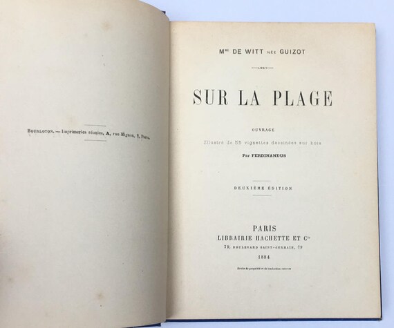 Sur La Plage On The Beach By Mme Henriette Guizot De Witt 1884
