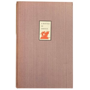 A Battle in Greece by Stephen Crane (1936) - Illustrated by Valenti Angelo