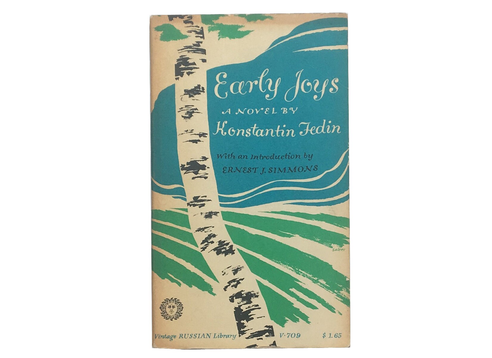 Early Joys: A Novel by Konstantin Fedin (1960) - Cover designed by George Salter