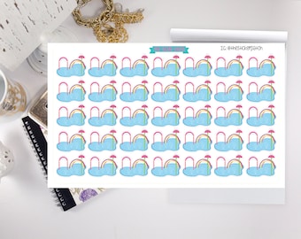 Splash pad planner planner stickers - stickers for planners, journals, scrapbooks and more!