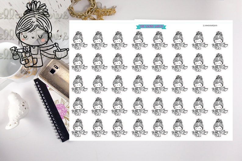 Mom Life Character Planner Stickers stickers for Planners - Etsy