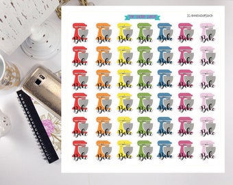 Bake, bakery planner planner stickers -  stickers for planners, journals, scrapbooks and more!